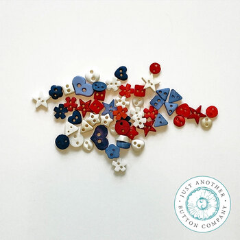 All American Sprinkle Mix - Just for Fun Button Pack
