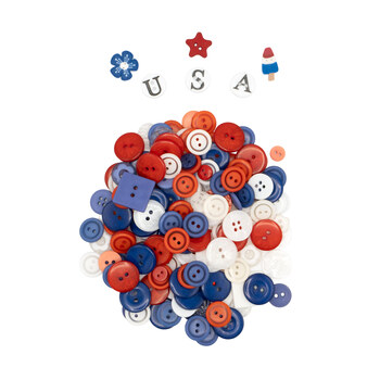 USA Mix - Just for Fun Button Pack
