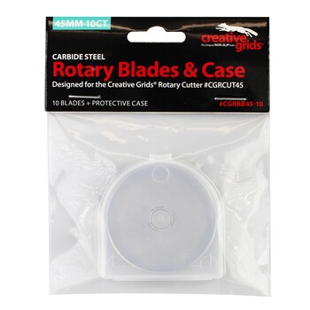 Creative Grids 45mm Replacement Rotary Blades 10 Pack