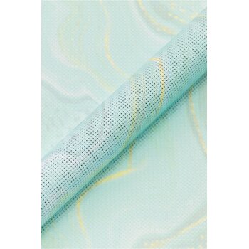 Malachite Print 14 Count Aida Cross Stitch Cloth by Charles Craft