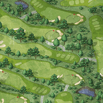 Tee Time Y4779-55 Multi by Clothworks