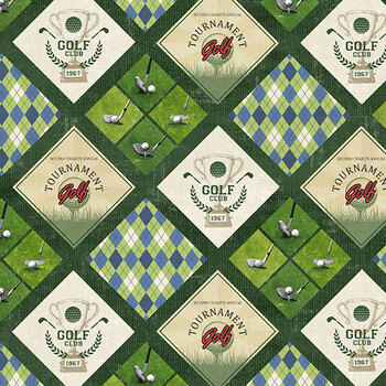 Tee Time Y4780-55 Multi by Clothworks