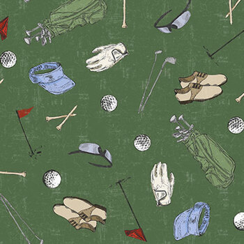 Tee Time Y4782-113 Forest by Clothworks