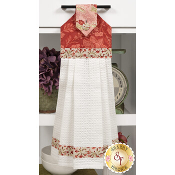  Hanging Towel Precut Kit - Forest Glen - Red