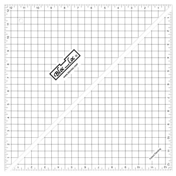 Half-Square Triangle Ruler - 12.5" Square