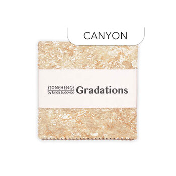 Stonehenge - Gradations  5" Squares Canyon Linda Ludovico for Northcott Fabrics