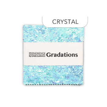 Stonehenge - Gradations  5" Squares Crystal Linda Ludovico for Northcott Fabrics