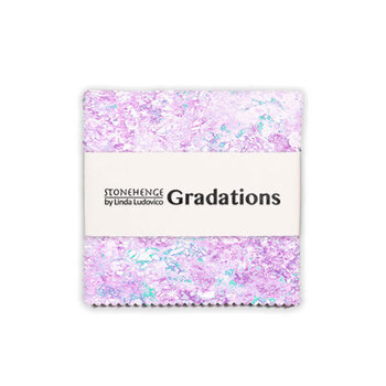 Stonehenge - Gradations  5" Squares Mystic Linda Ludovico for Northcott Fabrics
