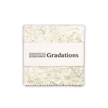 Stonehenge - Gradations  5" Squares Slate Linda Ludovico for Northcott Fabrics