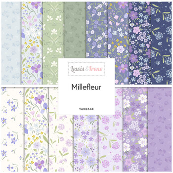 Millefleur  Yardage by Cassandra Connolly for Lewis & Irene