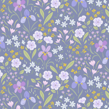 Millefleur CC84-3 Deep Grey by Cassandra Connolly for Lewis & Irene