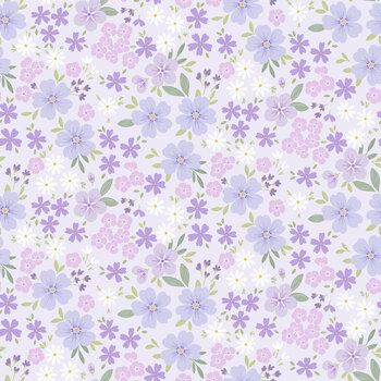 Millefleur CC85-1 Pale Purple by Cassandra Connolly for Lewis & Irene