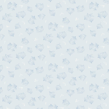 Millefleur CC88-1 Pale Blue by Cassandra Connolly for Lewis & Irene