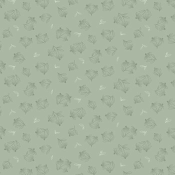 Millefleur CC88-3 Green by Cassandra Connolly for Lewis & Irene