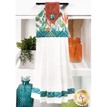  Hanging Towel Precut Kit - Desert Dreams - White