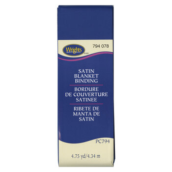 Satin Blanket Binding - Yale Blue
