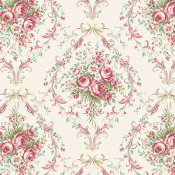 Juliette Y5151-2 Damask Light Cream by Clothworks