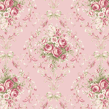 Juliette Y5151-42 Damask Pink by Clothworks