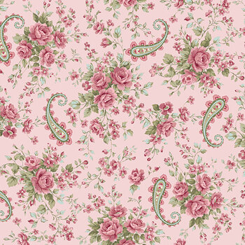 Juliette Y5152-42 Paisley Pink by Clothworks