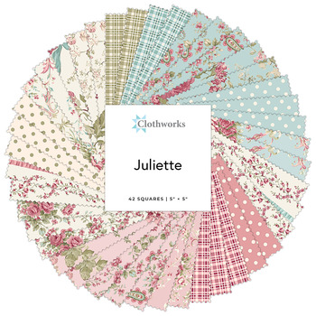 Juliette  5" Squares by Clothworks