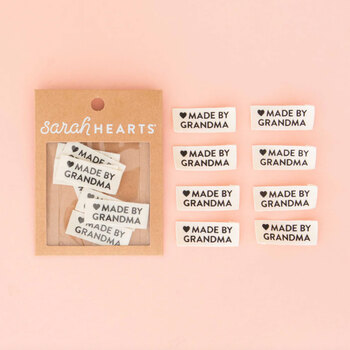 Sew In Labels - Made by Grandma - 8 Count