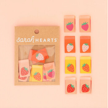 Sew In Labels - Strawberry - 8 Count