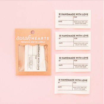 Sew In Labels - Simple Handmade - 4 Count