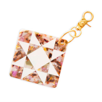 Quilt Block Bag Charm by Sarah Hearts
