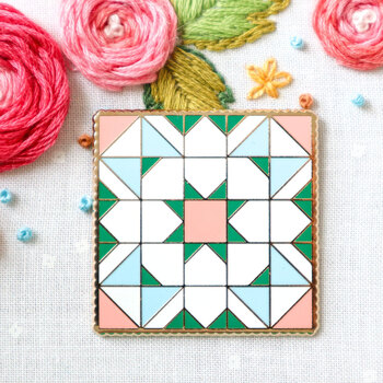 Shining Star Quilt Block Magnetic Needle Minder