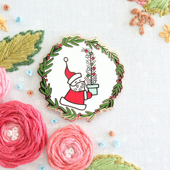 Vintage Santa Needle Minder