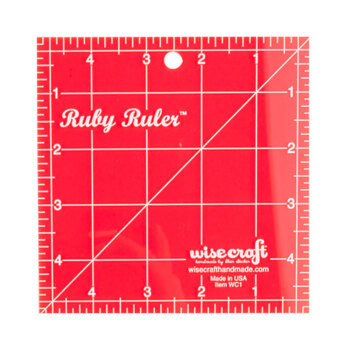Ruby Ruler - 5" x 5"