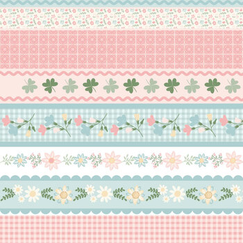 Pemberley Park PE261216 Pemberley Row Multi by Poppie Cotton