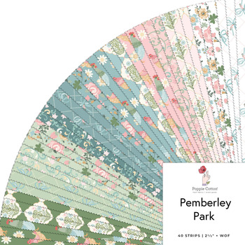 Pemberley Park  2.5" Strips by Poppie Cotton