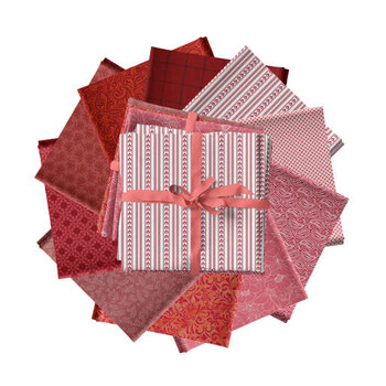 Color Elements Red Fat Quarter Bundle by Benartex