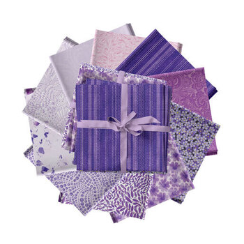 Color Elements Purple Fat Quarter Bundle by Benartex