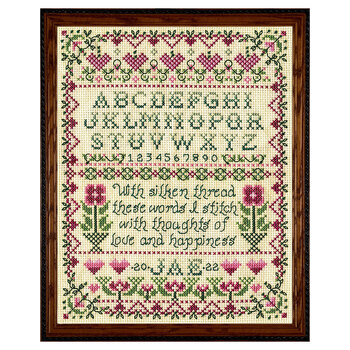 Stitcher's Sampler Cross Stitch Picture Kit