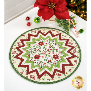  Point of View Folded Star Table Topper Kit - Peppermint & Pine