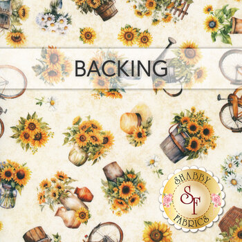  Sunflower Serenade Panel Quilt Kit - Backing