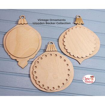 Vintage Ornaments Backer Collection - Set of 3