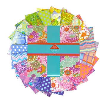 Kaffe Fassett Collective Classics Plus  10" Charm Squares - Sorbet by FreeSpirit Fabrics