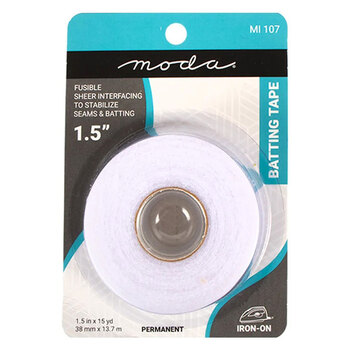 Fusible Seam Batting Tape  - 1.5" x 15 Yards