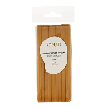 Iron-on Quilting Bias Tape - Mustard