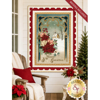  Christmas Greetings Panel Quilt Kit