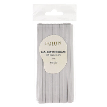Iron-on Quilting Bias Tape - Chalk