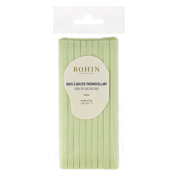 Iron-on Quilting Bias Tape - Almond Green