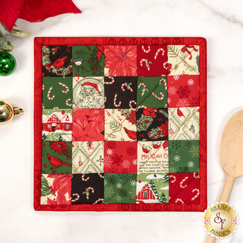  Fusible Grid Hot Pad Kit - Holiday Cheer