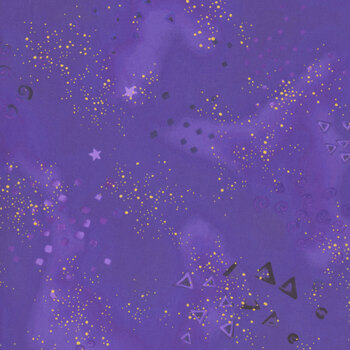 Laurel Burch Basics 108" Wide Y4926-28 Dark Purple Metallic by Clothworks