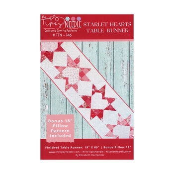 Starlet Hearts Table Runner Pattern