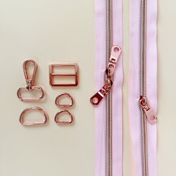 Sling Bag Hardware Kit - Rose Gold