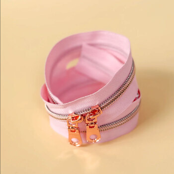 Sewing Illustrations Zipper 30" Double Slide - Pink